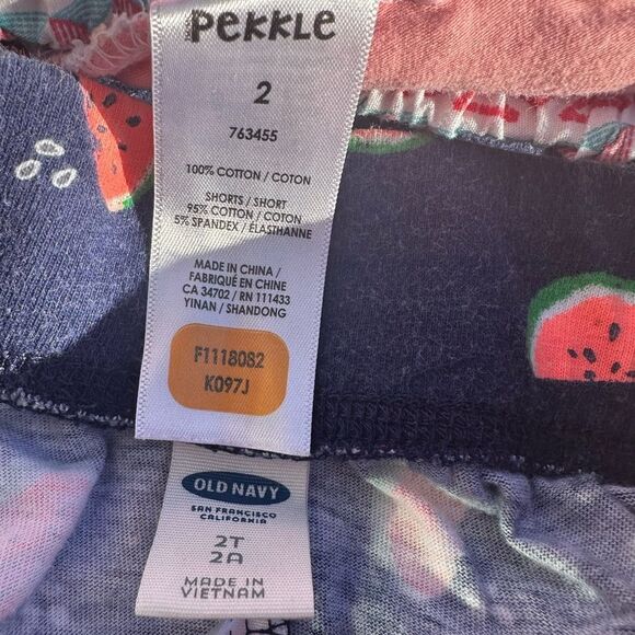 2T Girls Summer Skort & Shorts  —Pekkle & Old Navy - Picture 5 of 5